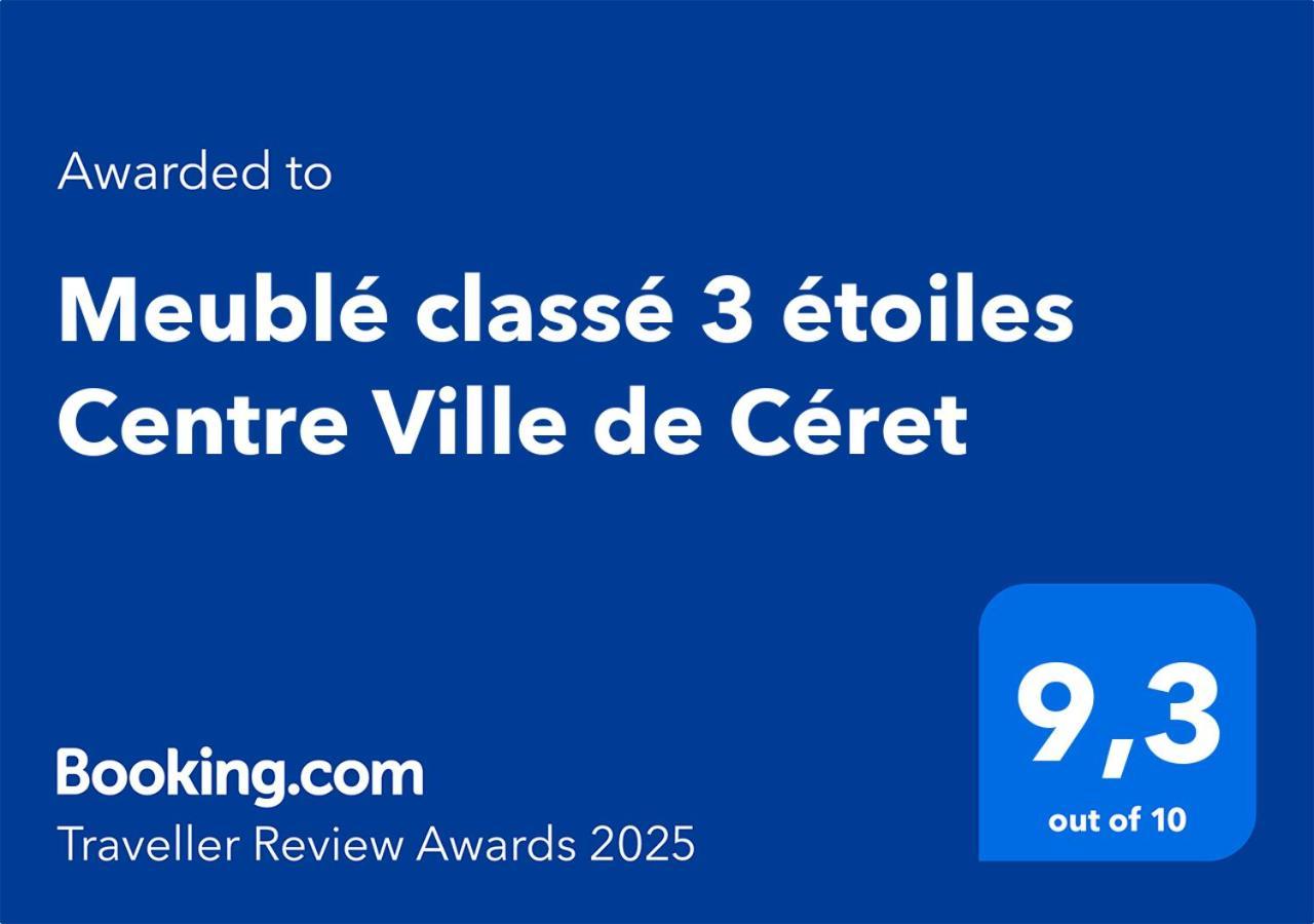 Meuble Classe 3 Etoiles Centre Ville De Ceret Céret Exterior foto